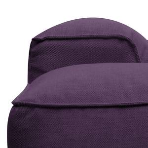 Ecksofa Hudson V Webstoff Webstoff Anda II: Violett - Longchair davorstehend rechts