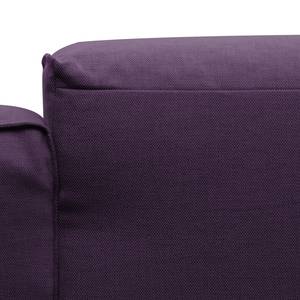 Canapé d'angle Hudson V Tissu Tissu Anda II : Violet - Méridienne courte à droite (vue de face)