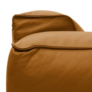 Canapé d'angle Hudson VI Cuir véritable - Cuir véritable Neka : Cognac - Angle à droite (vu de face)