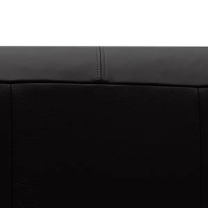 Canapé d'angle Hudson VI Cuir véritable - Cuir véritable Neka : Noir - Angle à droite (vu de face)