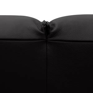 Canapé d'angle Hudson VI Cuir véritable - Cuir véritable Neka : Noir - Angle à gauche (vu de face)