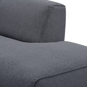 Ecksofa Hudson VI Webstoff Webstoff Milan: Anthrazit - Ecke davorstehend rechts