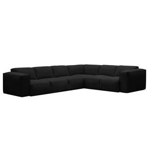 Ecksofa Hudson VI Webstoff Webstoff Saia: Anthrazit - Ecke davorstehend rechts