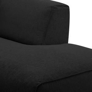 Ecksofa Hudson VI Webstoff Webstoff Saia: Anthrazit - Ecke davorstehend rechts