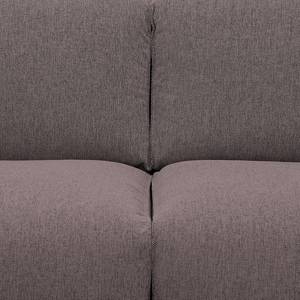 Canapé d'angle Hudson VI Tissu Tissu Milan : Gris-Marron - Angle à gauche (vu de face)