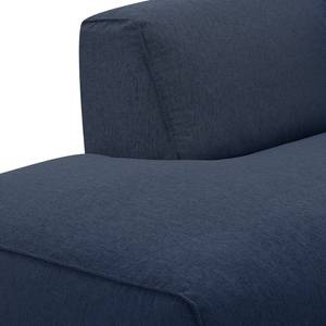 Ecksofa Hudson VI Webstoff Webstoff Milan: Dunkelblau - Ecke davorstehend links