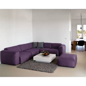 Ecksofa Hudson VI Webstoff Webstoff Anda II: Violett - Ecke davorstehend rechts