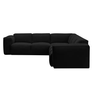 Ecksofa Hudson VI Webstoff Webstoff Saia: Anthrazit - Ecke davorstehend links