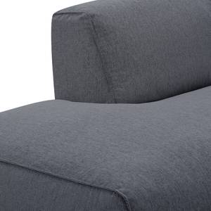 Ecksofa Hudson VI Webstoff Webstoff Milan: Anthrazit - Ecke davorstehend links