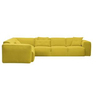 Ecksofa Hudson VI Webstoff Webstoff Milan: Gelb - Ecke davorstehend links