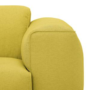 Ecksofa Hudson VII Webstoff Webstoff Milan: Gelb - Longchair davorstehend links