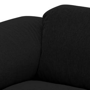 Ecksofa Hudson VII Webstoff Webstoff Saia: Anthrazit - Longchair davorstehend rechts