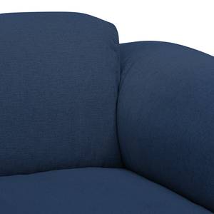 Hoekbank Hudson VII geweven stof Geweven stof Anda II: Blauw - Longchair vooraanzicht rechts