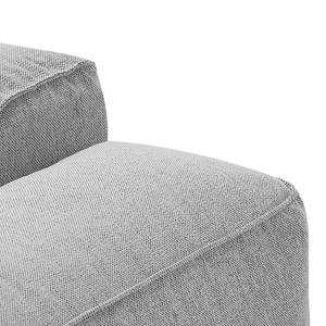 Ecksofa Hudson VII Webstoff Webstoff Saia: Hellgrau - Longchair davorstehend rechts