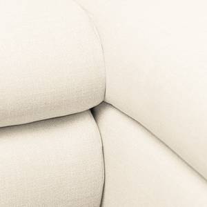 Canapé d'angle Infinity Convertible - Tissu - Crème - Méridienne courte à droite (vue de face)