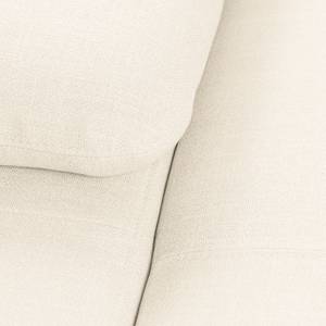 Ecksofa Infinity (mit Schlaffunktion) Webstoff - Creme - Longchair davorstehend links