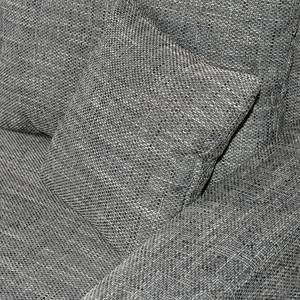 Canapé d'angle Inywa Tissu structuré - Gris - Méridienne montable à gauche ou à droite