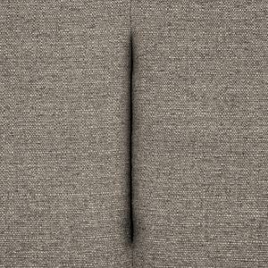 Divano angolare Jaden con funzione letto - Similpelle Marrone Tessuto Beige Longchair preimpostata a sinistra