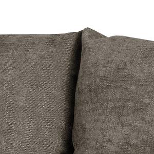 Ecksofa Jefferson Webstoff Hocker davorstehend rechts - Hellbraun