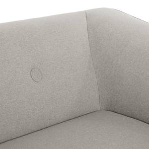 Ecksofa Jelsa Webstoff Webstoff - Grau - Longchair davorstehend links