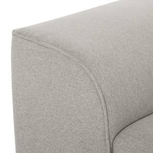 Ecksofa Jelsa Webstoff Webstoff - Grau - Longchair davorstehend rechts