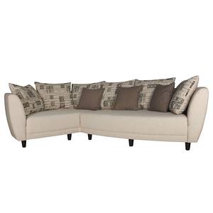 Ecksofa Joner Webstoff Beige Webstoff Beige - Longchair davorstehend links