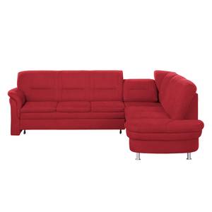 Ecksofa Kabalo Webstoff Rot - Relaxfunktion