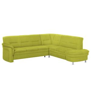 Ecksofa Kabalo Webstoff Webstoff - Lemon - Keine Funktion - Keine Funktion