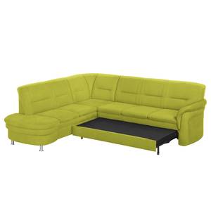 Ecksofa Kabalo Webstoff Lemon - Relaxfunktion