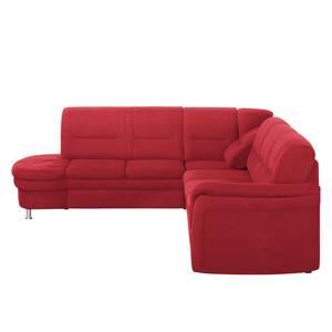 Ecksofa Kabalo Webstoff Rot - Relaxfunktion