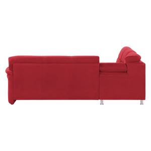 Ecksofa Kabalo Webstoff Rot - Relaxfunktion