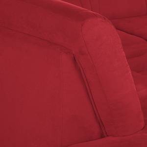 Ecksofa Kabalo Webstoff Rot - Relaxfunktion