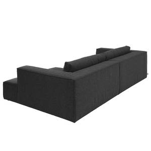 Ecksofa Big Cube Strukturstoff Anthrazit