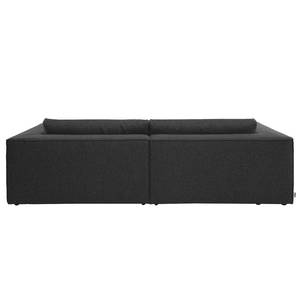 Ecksofa Big Cube Strukturstoff Anthrazit