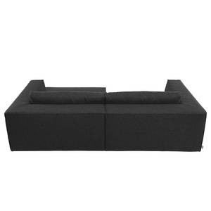 Ecksofa Big Cube Strukturstoff Anthrazit