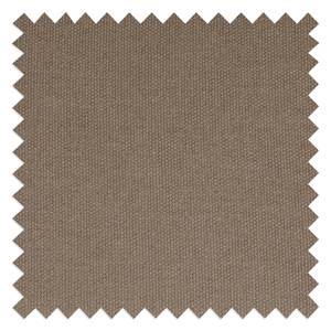 Canapé d’angle KINX méridienne Tissu - Tissu Osta: Cappuccino - Largeur : 260 cm - Méridienne courte à droite (vue de face) - Avec réglage de la profondeur d'assise