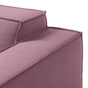 Canapé d’angle KINX méridienne Tissu - Tissu Osta: Lila - Largeur : 260 cm - Méridienne courte à gauche (vue de face) - Avec réglage de la profondeur d'assise