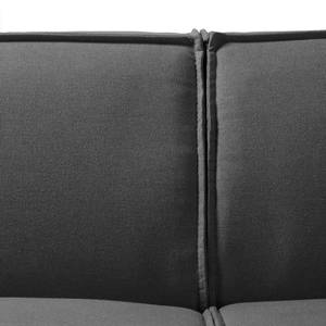 Ecksofa KINX mit Longchair Webstoff - Webstoff Osta: Anthrazit - Breite: 260 cm - Longchair davorstehend rechts - Keine Funktion