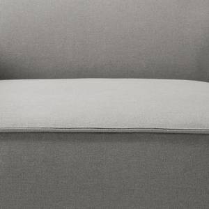 Canapé d’angle KINX méridienne Tissu Osta: Marron gris - Largeur : 260 cm - Méridienne courte à droite (vue de face) - Sans fonction