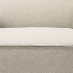 Canapé d’angle KINX méridienne Tissu Osta: Blanc vieilli - Largeur : 294 cm - Méridienne courte à gauche (vue de face) - Sans fonction