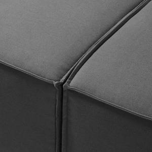 Canapé d’angle KINX méridienne Tissu Osta: Anthracite - Largeur : 294 cm - Méridienne courte à gauche (vue de face) - Sans fonction