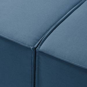 Canapé d’angle KINX méridienne Tissu Osta: Bleu foncé - Largeur : 294 cm - Méridienne courte à droite (vue de face) - Sans fonction