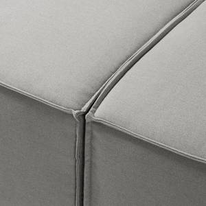 Canapé d’angle KINX méridienne Tissu Osta: Marron gris - Largeur : 294 cm - Méridienne courte à droite (vue de face) - Sans fonction
