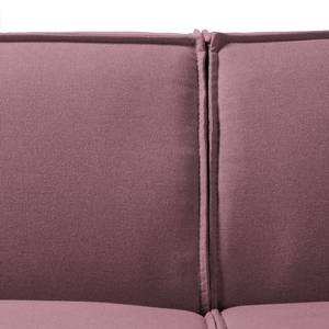 Canapé d’angle KINX ottomane Tissu - Tissu Osta: Lila - Méridienne longue à droite (vue de face) - Sans fonction