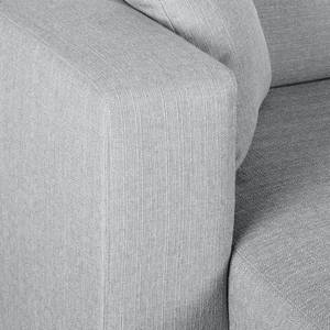 Hoekbank KiYDOO relax geweven stof - Zilver - Longchair vooraanzicht links