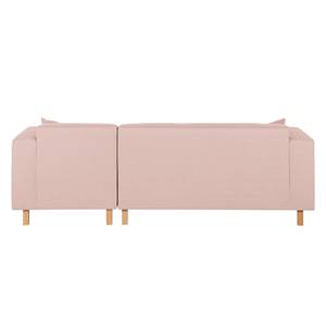 Ecksofa KiYDOO relax Webstoff Mauve - Longchair davorstehend rechts