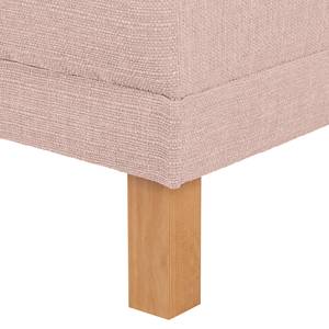 Hoekbank KiYDOO relax geweven stof - Mauve - Longchair vooraanzicht links