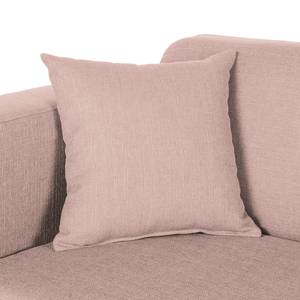 Canapé d'angle KiYDOO relax Tissu - Mauve - Méridienne courte à droite (vue de face)