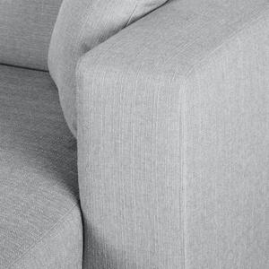 Hoekbank KiYDOO relax geweven stof - Zilver - Longchair vooraanzicht rechts