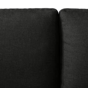 Ecksofa Latina (mit Schlaffunktion) Long Schwarz - Textil - 233 x 90 x 160 cm